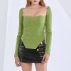 Women's Off-neck Pullover Long Sleeve Top Bottoming Sweater