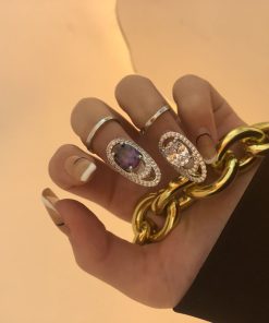 Gem Fingertip  Nail Enhancement Ring