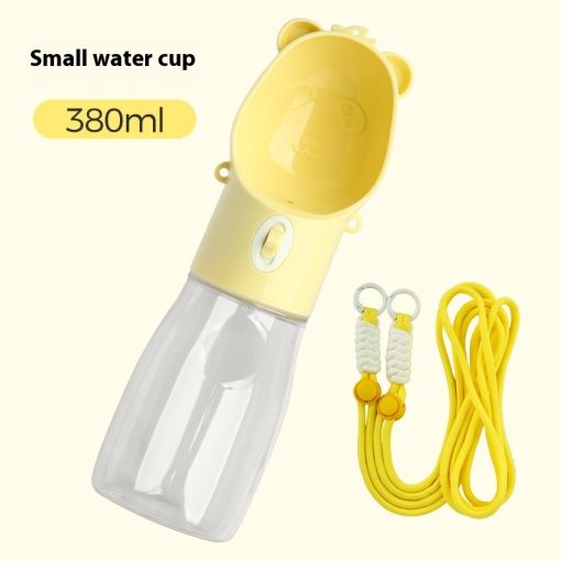 2 In 1 Portable Dog Water Bottle For Small Big Dogs Cat Outdoor Leak-proof Puppy Drinking Bowl With Food Container Pets Feeder Pet Products - Image 6
