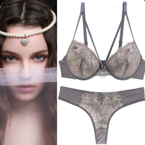 Women's Sexy Lingerie Lace Bra Set Lady Bra Underwear - Image 6