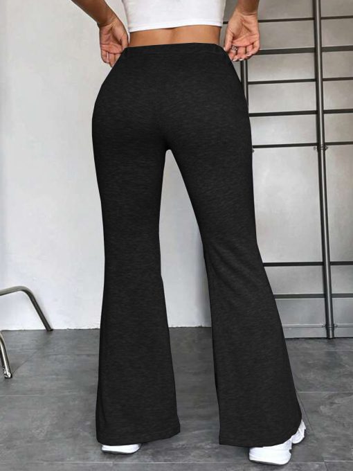 European And American Stitching Yoga Exercise Pants Outdoor Casual Flared Pants - Image 2