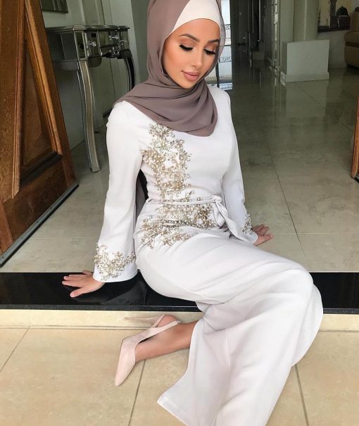 Muslim embroidered dress - Image 4