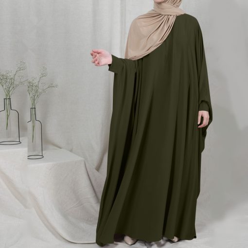 Eid Hooded Muslim Women Hijab Dress Prayer Garment Jilbab Abaya Long Khimar Full Cover Ramadan Gown Abayas Islamic Clothes Niqab - Image 8