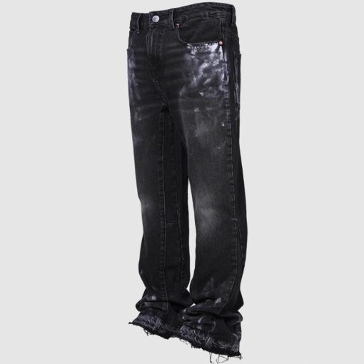 Men's Fashion Stretch Embroidery Straight-leg Denim Straight-leg Pants - Image 3