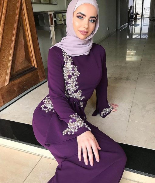 Muslim embroidered dress - Image 7