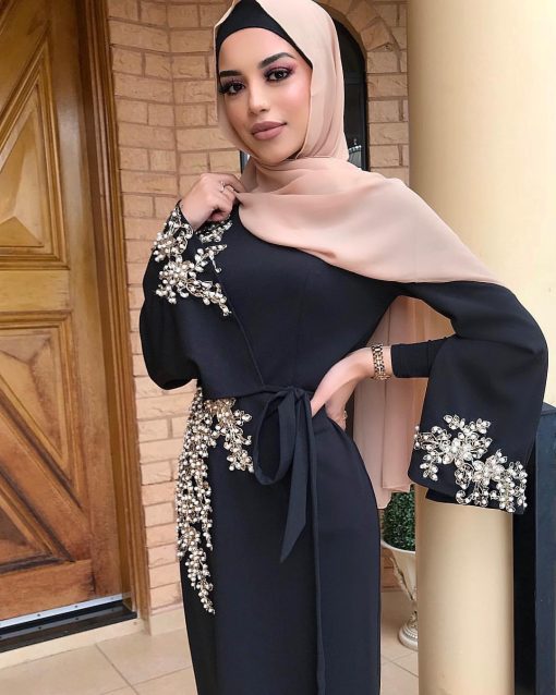 Muslim embroidered dress - Image 8