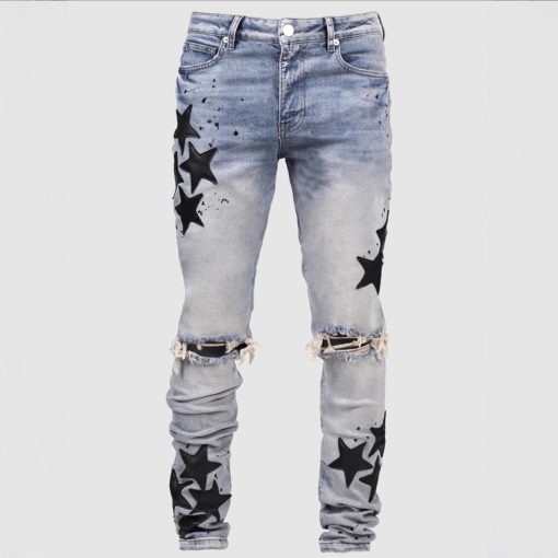 Men's Slim Stretch XINGX Fashion Jeans - Image 7