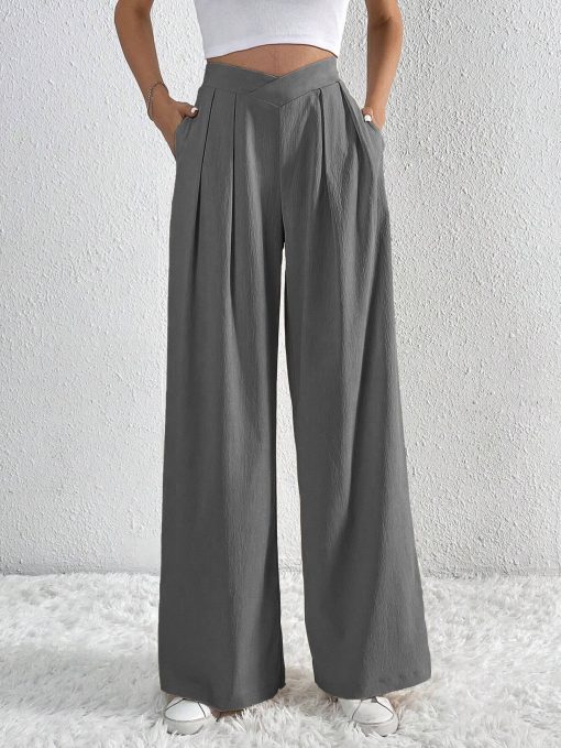 Women's Casual Wide-leg Pants Loose Trousers - Image 2