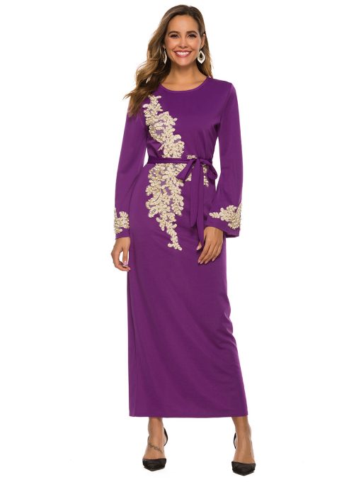 Muslim embroidered dress - Image 9