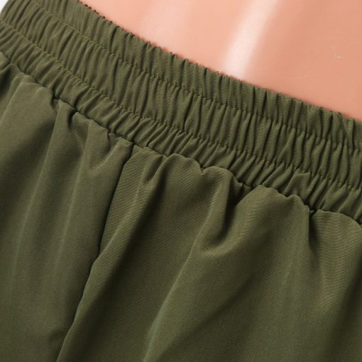 Beltless Trousers High Waist Wide Leg Straight - Image 10