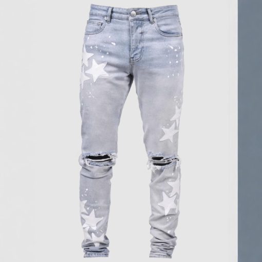 Men's Slim Stretch XINGX Fashion Jeans - Image 5
