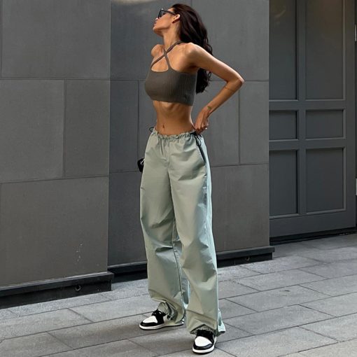 Fashion Trend Women's Simple Loose Fitting Pants - Image 7