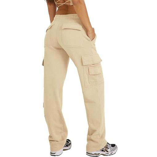 Multi-pocket Cargo Pants Casual Loose Sports Fitness Wide Leg Pants - Image 6