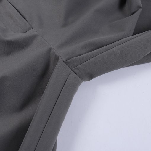 Knitted High Waist Contrast Color Loose Trousers - Image 3