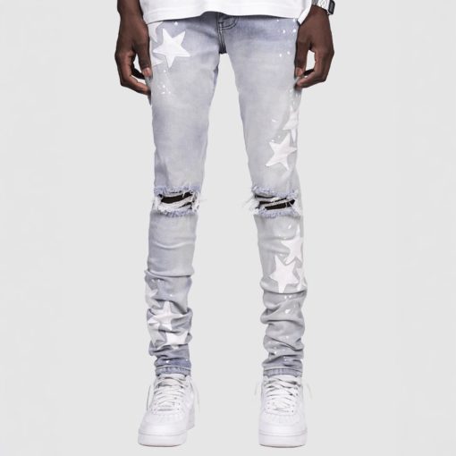 Men's Slim Stretch XINGX Fashion Jeans - Image 8
