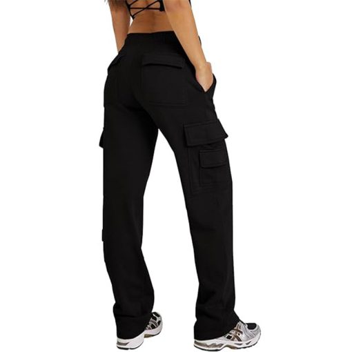 Multi-pocket Cargo Pants Casual Loose Sports Fitness Wide Leg Pants - Image 10