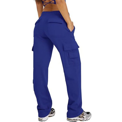 Multi-pocket Cargo Pants Casual Loose Sports Fitness Wide Leg Pants - Image 7