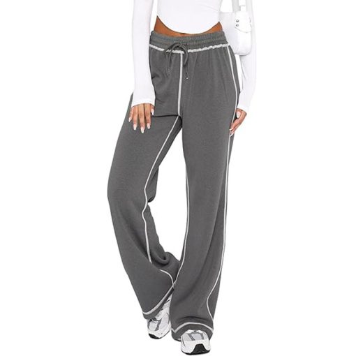 Women's Dressing Gown Jogging Casual Sweatpants - Image 3