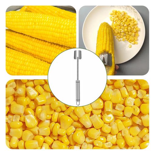 Stainless Steel Household Kitchen Multi-functional Corn Shovel - Image 2