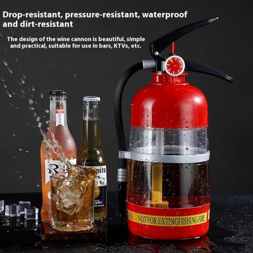 Beer Machine Wine Set Hand Pressure Fire Extinguisher Wine Cannon - Image 7