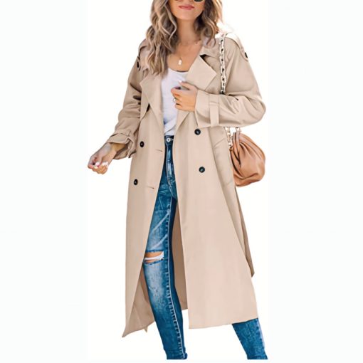 Women's Fashion Casual Solid Color Windbreaker Jacket - Image 9