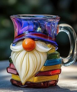 Painted Book Coffee Cup Unique Book Stacking Coffee Cup