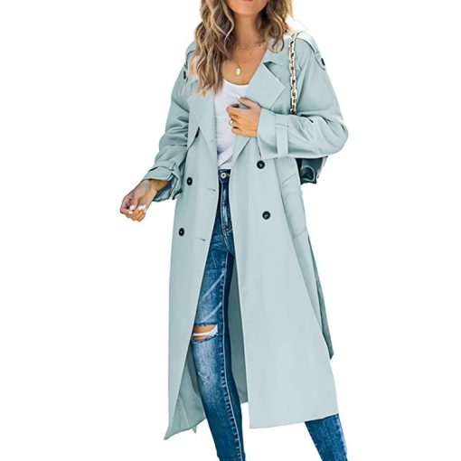 Women's Fashion Casual Solid Color Windbreaker Jacket - Image 8