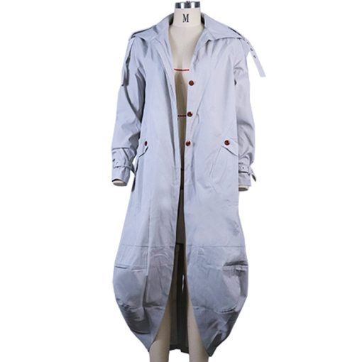 Temperament Niche Personality Casual Large Lapel Mid-length Trench Coat - Image 4