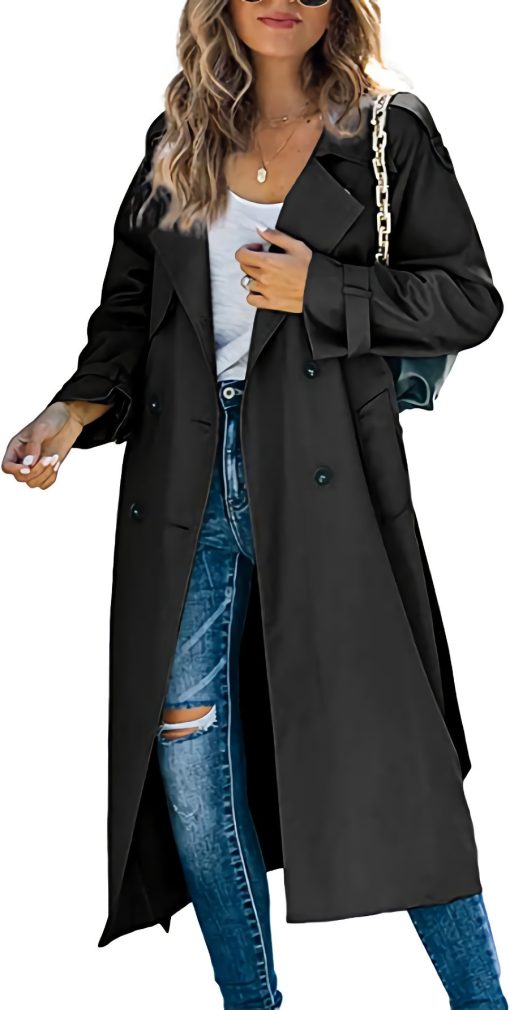 Women's Fashion Casual Solid Color Windbreaker Jacket - Image 7