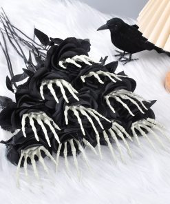 Halloween Skull Hand Rose Horror Decoration Ornaments