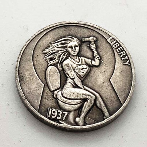 Brass Old Silver Commemorative Coins - Image 6