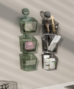 Scallion Ginger Garlic Storage Suction Cup Storage Rack