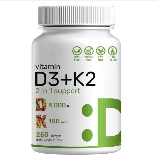 Vitamin D3 K2 Soft Capsules - Image 4