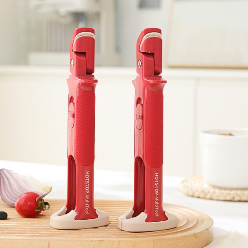 Shark Anti-scalding Clip Red Dish-grabbing Device Multifunctional Bowl Clip - Image 5