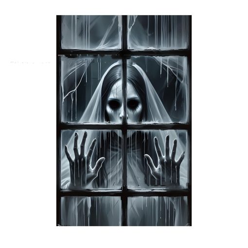 3D Holiday Window Cover Witch Halloween Window Cover - Image 8
