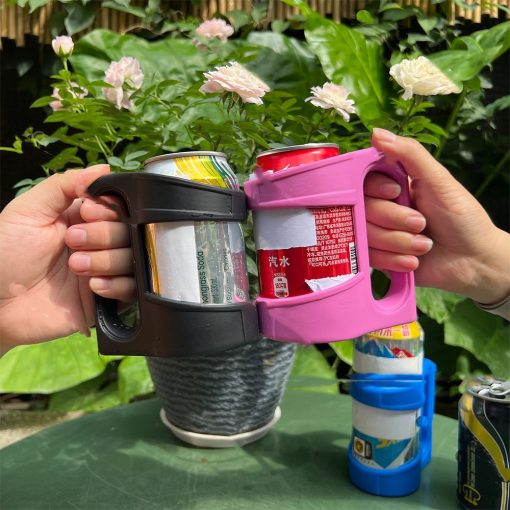 Cans Ultra-thin Can Holder Silicone Cup Holder With Handle - Image 6