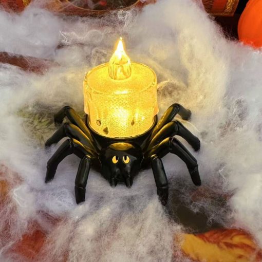 Halloween Pumpkin Spider Candle Light Decoration Props - Image 3