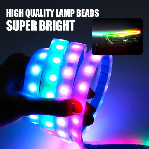 LED Colorful Car Head Cover Through Light - Image 5