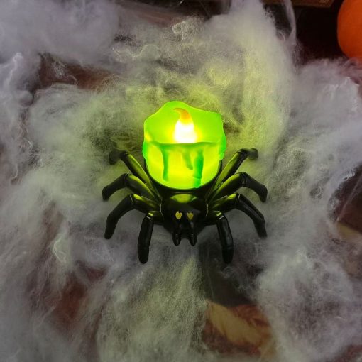 Halloween Pumpkin Spider Candle Light Decoration Props - Image 10