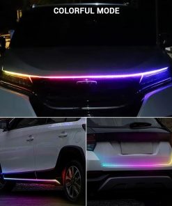 LED Colorful Car Head Cover Through Light
