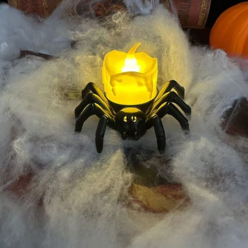 Halloween Pumpkin Spider Candle Light Decoration Props - Image 7