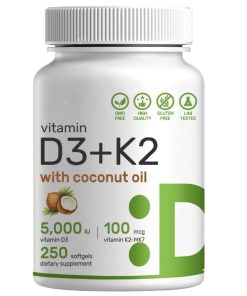Vitamin D3 K2 Soft Capsules
