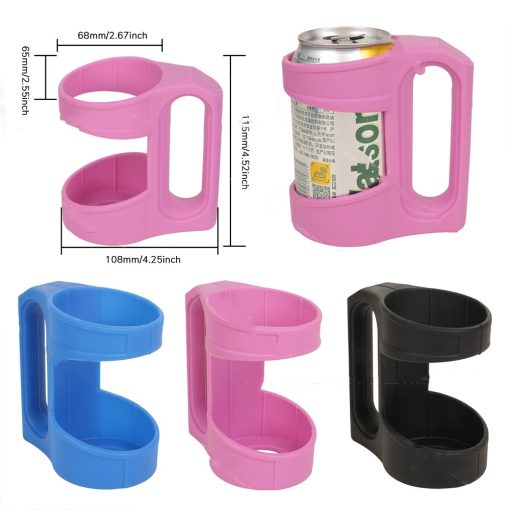 Cans Ultra-thin Can Holder Silicone Cup Holder With Handle - Image 4