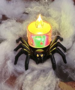 Halloween Pumpkin Spider Candle Light Decoration Props
